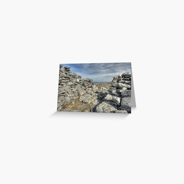 Caherdooneerish Stone fort Greeting Card
