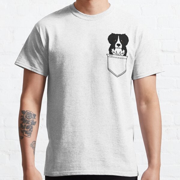Pocket Border Collie Classic T-Shirt