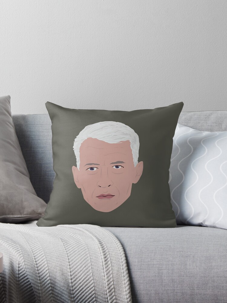Heroes of Cable News: Anderson Cooper Pillow for Sale by