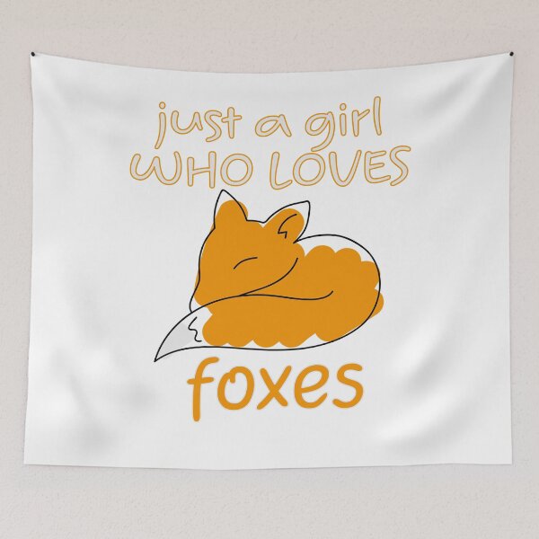 Item preview, Only a girl who loves foxes designed and sold by NixBob.