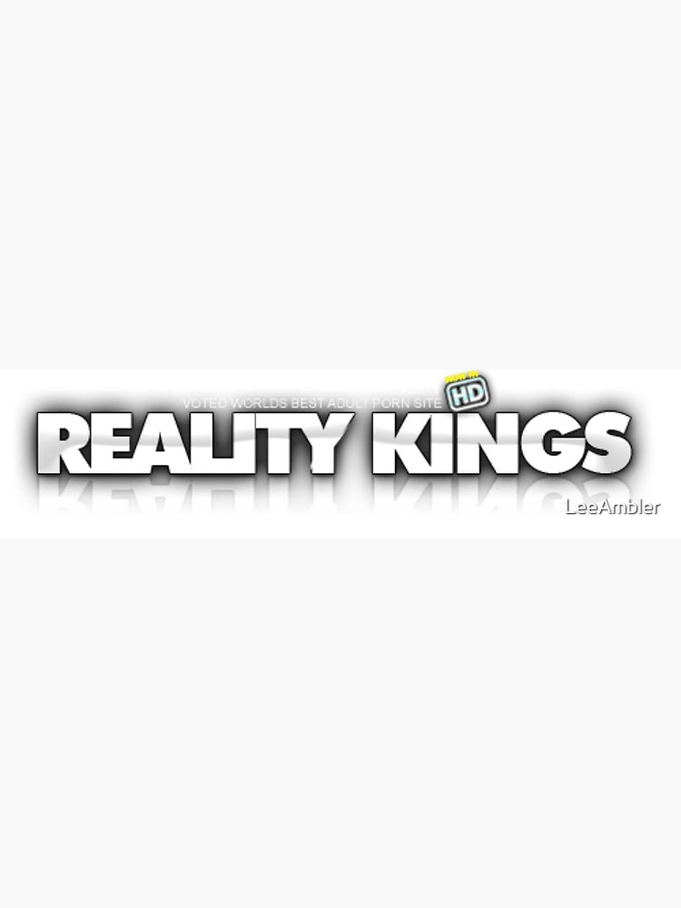 Poster Logo Reality Kings Par Leeambler Redbubble