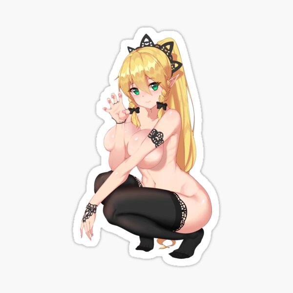 Linda sexy hentai chica Pegatina