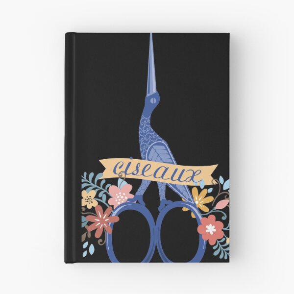 Item preview, Pretty blue bird stork sewing scissors French ciseaux designed and sold by BigMRanch.
