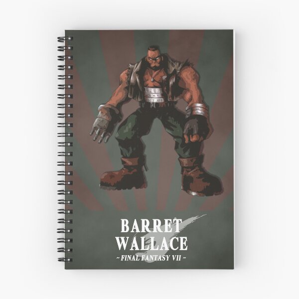 Item preview, Final Fantasy VII Barret Wallace Radial Character Poster designed and sold by Gemini-Phoenix.