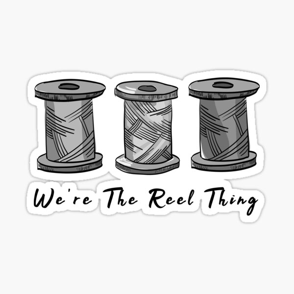 Item preview, We Are The Real Reel Thing Funny Sewing designed and sold by artworkbyrihen.