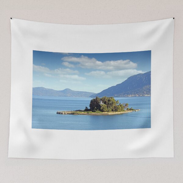 Item preview, Mouse island seascape Corfu Greece designed and sold by goceris.