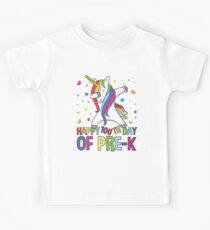 Happy 100 Days Of School Student Teacher Unicorn Gift Kinder T-Shirt