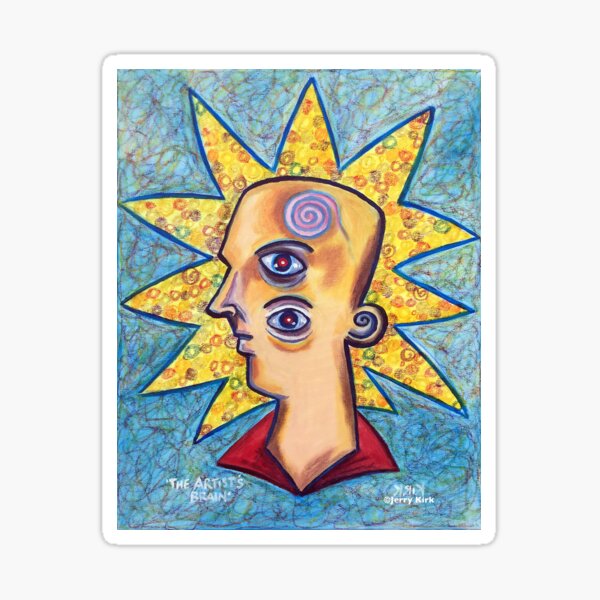 Item preview, 'THE ARTIST'S BRAIN' designed and sold by Jerry Kirk.