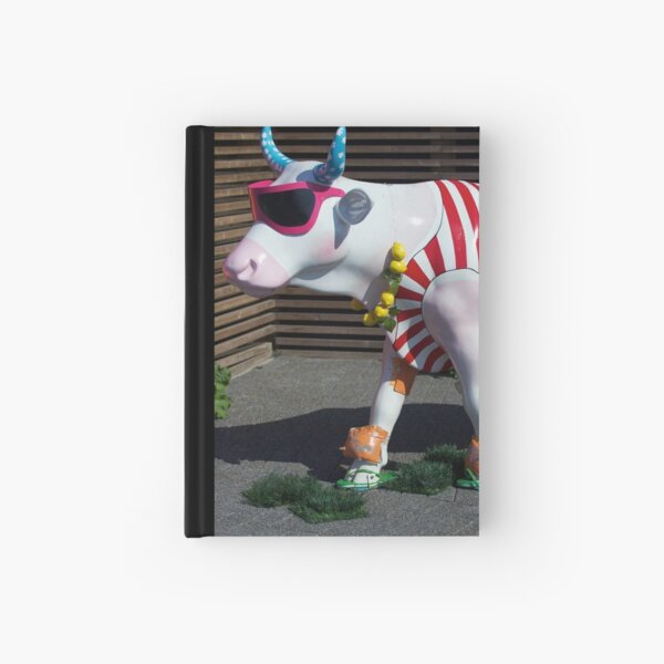 Painted Cow on Holiday - at Floriade Hardcover Journal