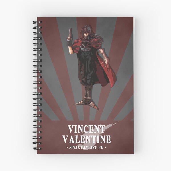 Item preview, Final Fantasy VII Vincent Valentine Radial Character Poster designed and sold by Gemini-Phoenix.