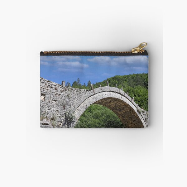 Item preview, Kalogeriko arched stone bridge Zagoria Greece summer season designed and sold by goceris.