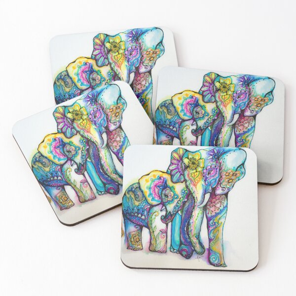 Item preview, Elephant love  designed and sold by Spiritanimalart.