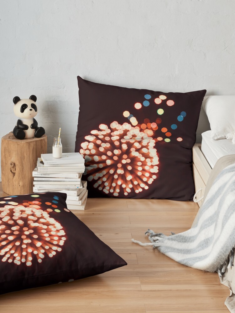 Alternate view of July Skies #6 Floor Pillow