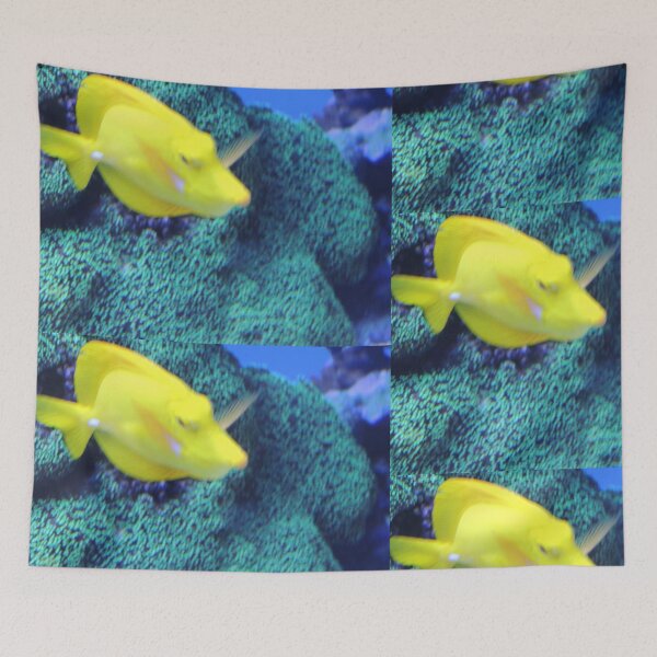 Item preview, Yellow Fish a Swimming designed and sold by StarTreader.
