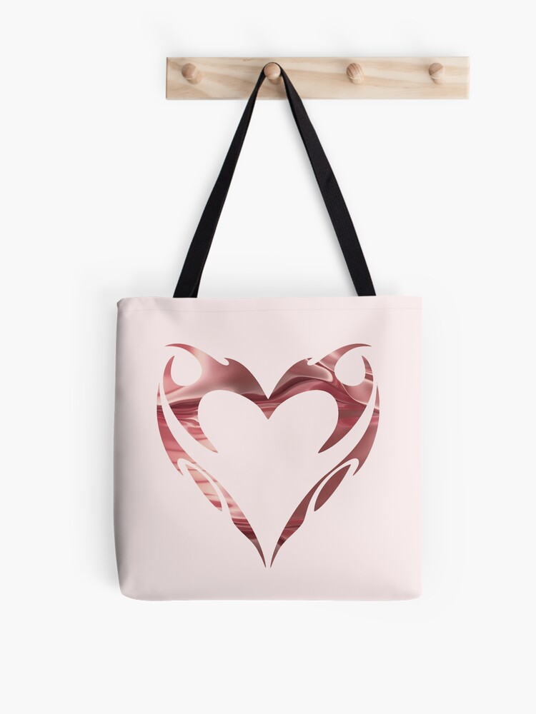 Liquid Glitter Heart Purse