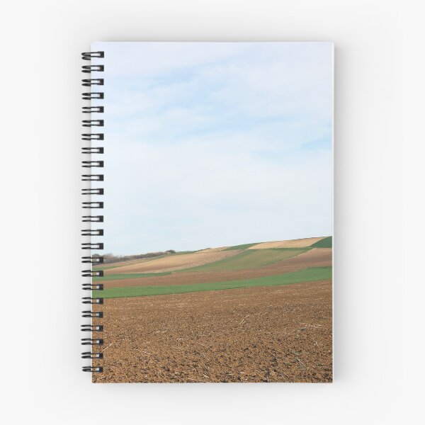 Item preview, plowed and green wheat field farmland landscape  designed and sold by goceris.