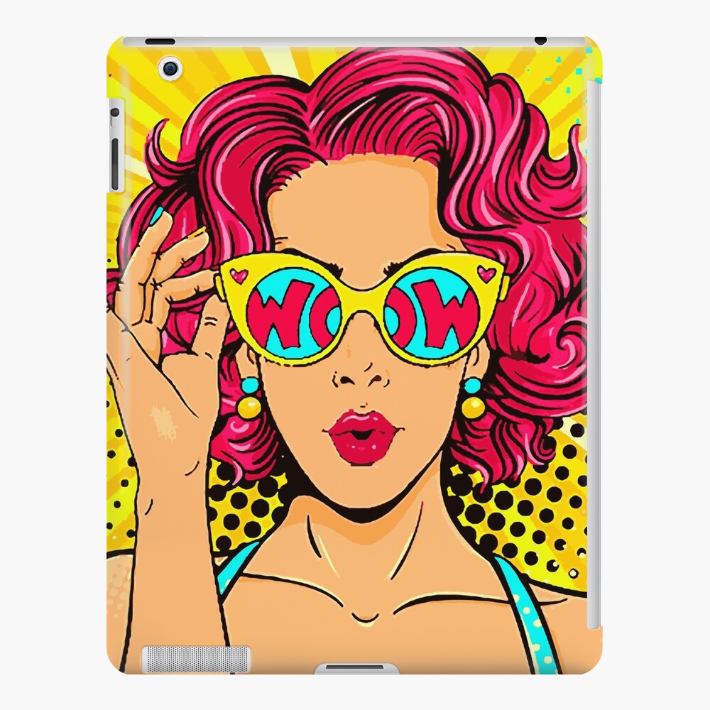 Pop Art Face Ipad Case And Skin By Irida Redbubble