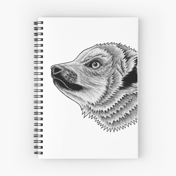 Item preview, Crowned lemur - ink illustration designed and sold by LorenDowding.
