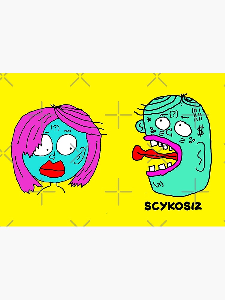 Scykosiz and HER - Hardcover Journal by Scykosiz