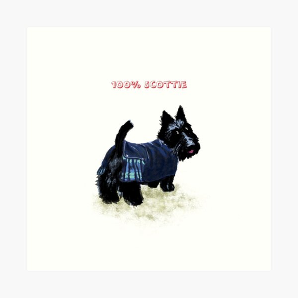 100% Scottie Art Print