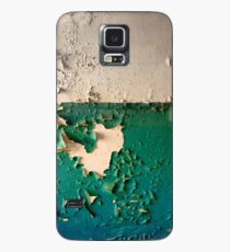 Wall with Peeling Green Blue and White Paint Case/Skin for Samsung Galaxy