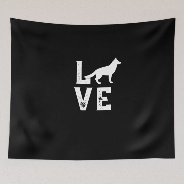 Item preview, Love German shepherd dog saying love designed and sold by m-huppmann.