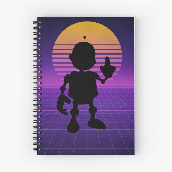 Item preview, Retro Synthwave Clank Silhouette Poster designed and sold by Gemini-Phoenix.