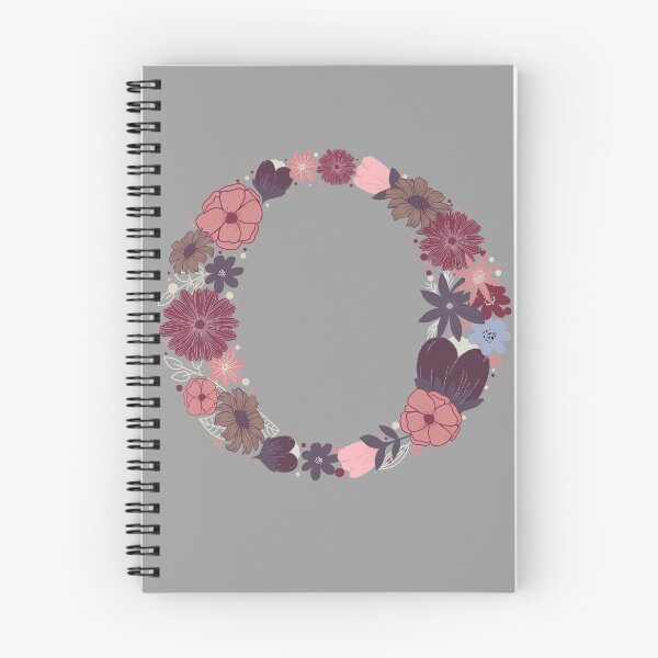 Item preview, O - floral letter designed and sold by kreativeadern.
