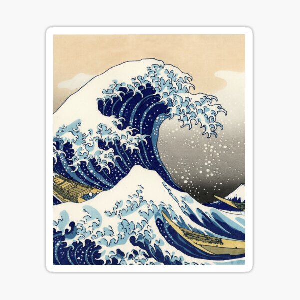 Item preview, The Great Wave off Kanagawa by Hokusai designed and sold by VikingRunes.