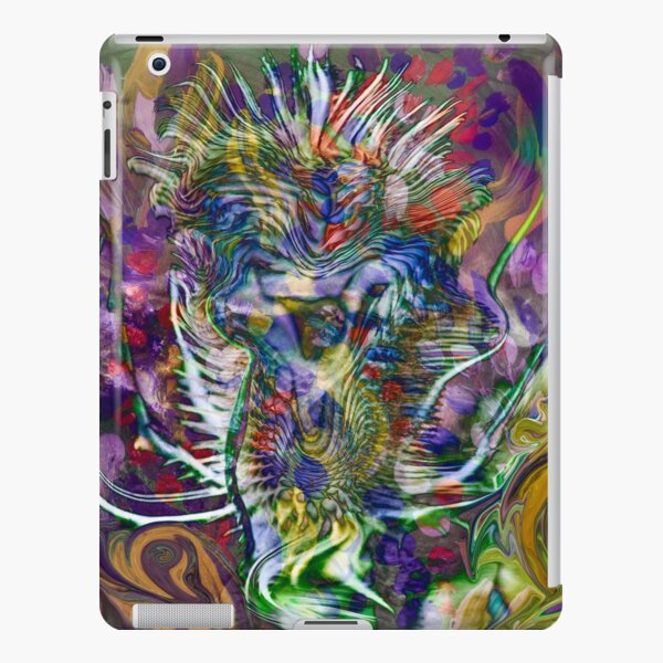 thorny flower abstract art iPad Snap Case