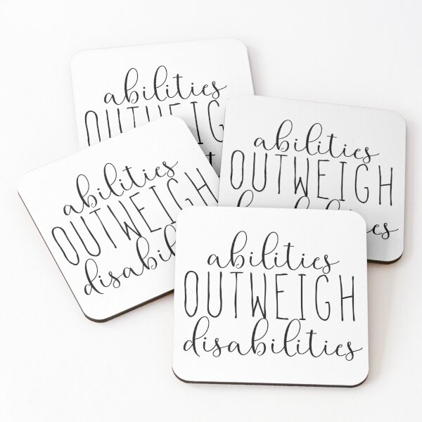 Item preview, Abilities Outweigh Disabilities designed and sold by EvyStickersx.