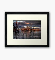 Lake Pamamaroo Framed Print
