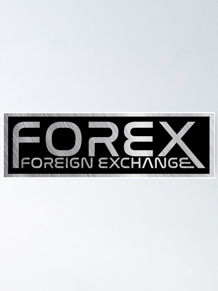 Fx , forex or foreign exchange trading round distressed logo - Forex  Trading - Sticker