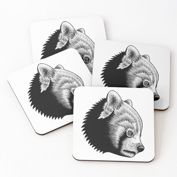 Item preview, Red Panda - ink illustration designed and sold by LorenDowding.