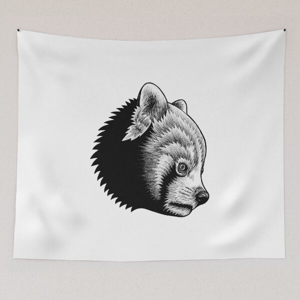 Item preview, Red Panda - ink illustration designed and sold by LorenDowding.