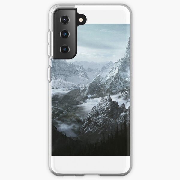 Skyrim Mountains Samsung Galaxy Soft Case