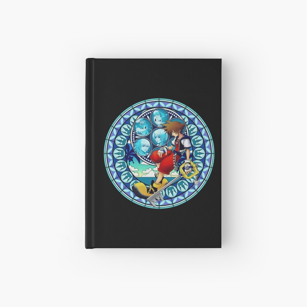 Kingdom Hearts® - Sora's Dive to the Heart Stained Glass | Hardcover Journal
