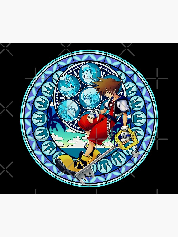 Kingdom Hearts Sora s Dive to the Heart Stained Glass