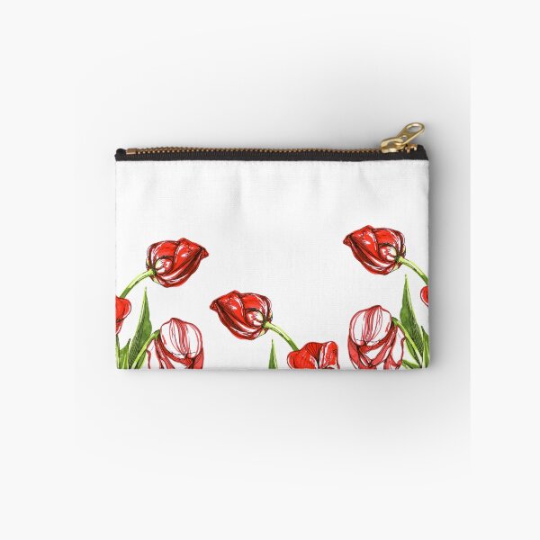 Item preview, Red tulips growing. Spring flowers designed and sold by stasia-ch.