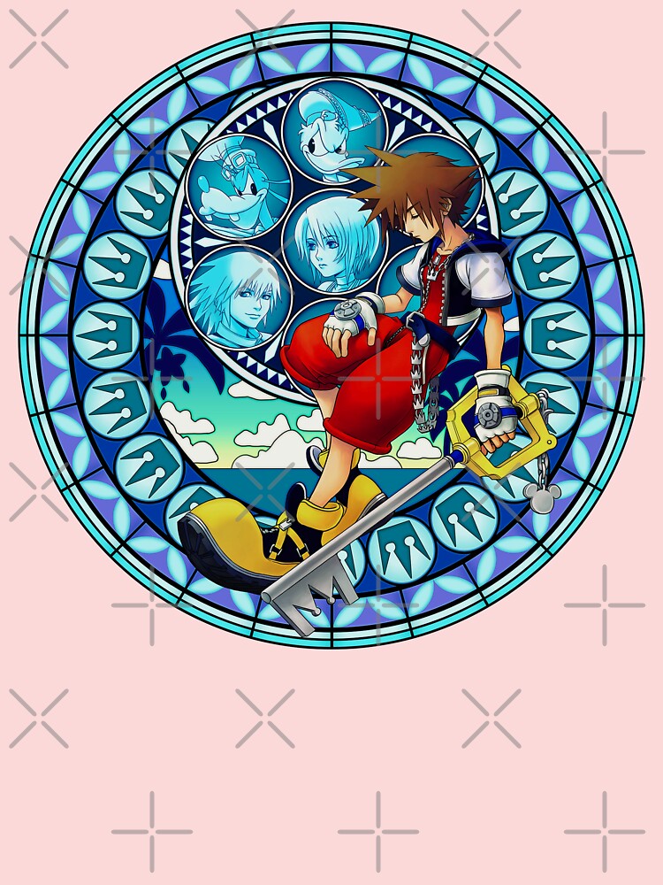 Kingdom Hearts® - Sora's Dive to the Heart Stained Glass Baby One-Piece  for Sale by SWISH-Design