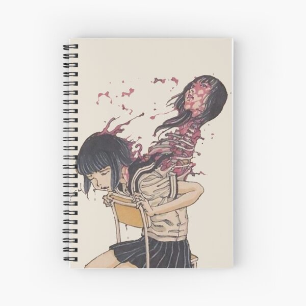 Japanese schoolgirl implodes Spiral Notebook