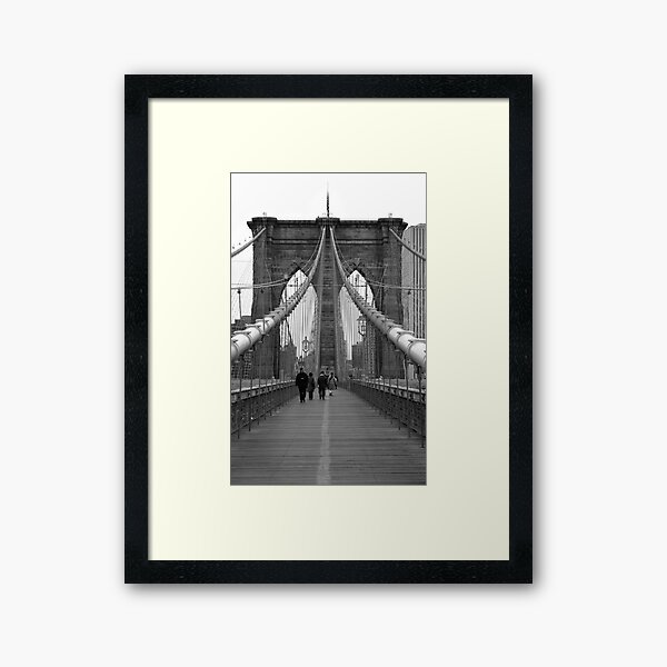 Brooklyn Bridge Framed Art Print