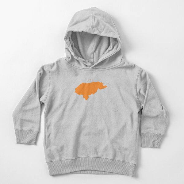 Amor de honduras en naranja Sudadera con capucha para bebé
