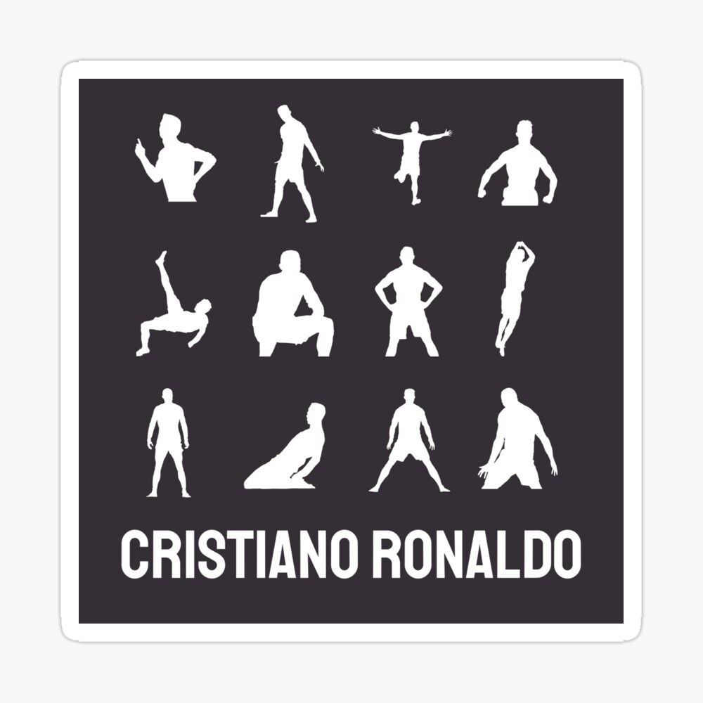 Poster for Sale avec l'œuvre « Cristiano Ronaldo Ballon Kiss United » de  l'artiste Hevding