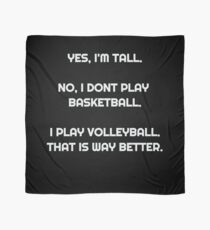 Volleyball saying funny Cool Scarf