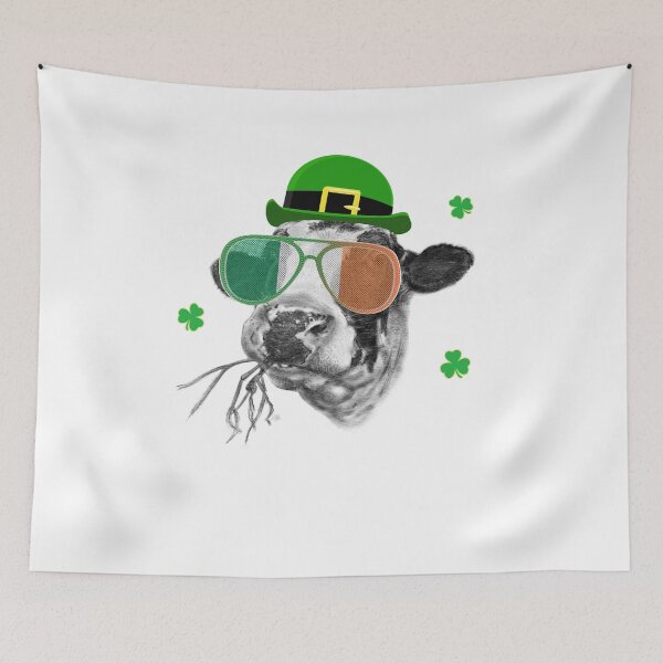 Item preview, Holstein Friesian Dairy Cow St Patrick's Day designed and sold by brodyquixote.