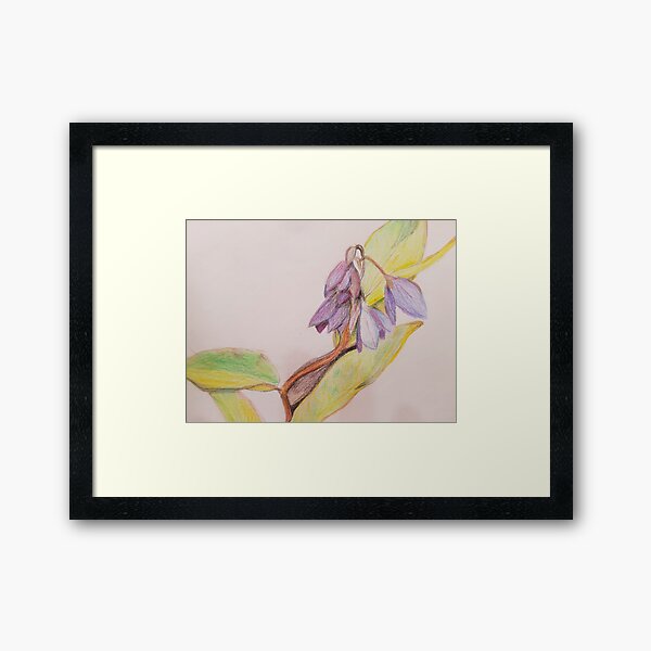 Item preview, Purple Flower Drawing designed and sold by Arty Chelle's Corner.