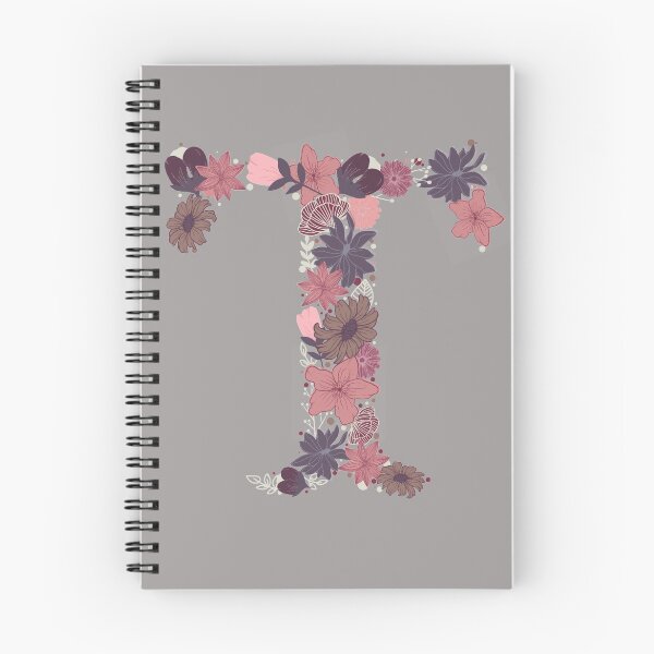 Item preview, T - floral letter designed and sold by kreativeadern.