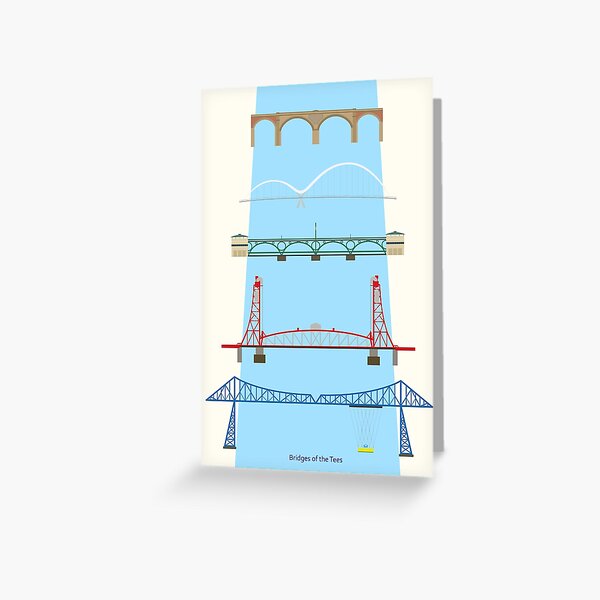 Item preview, Bridges of the Tees designed and sold by CarefulCharlie.