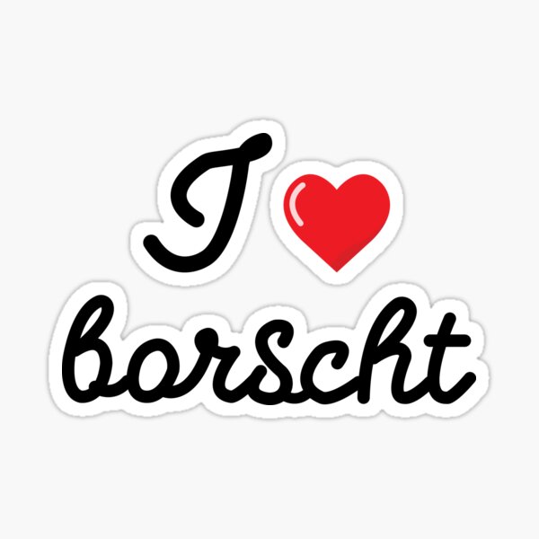 Item preview, I love borcht vector lettering  designed and sold by VadimFromm.